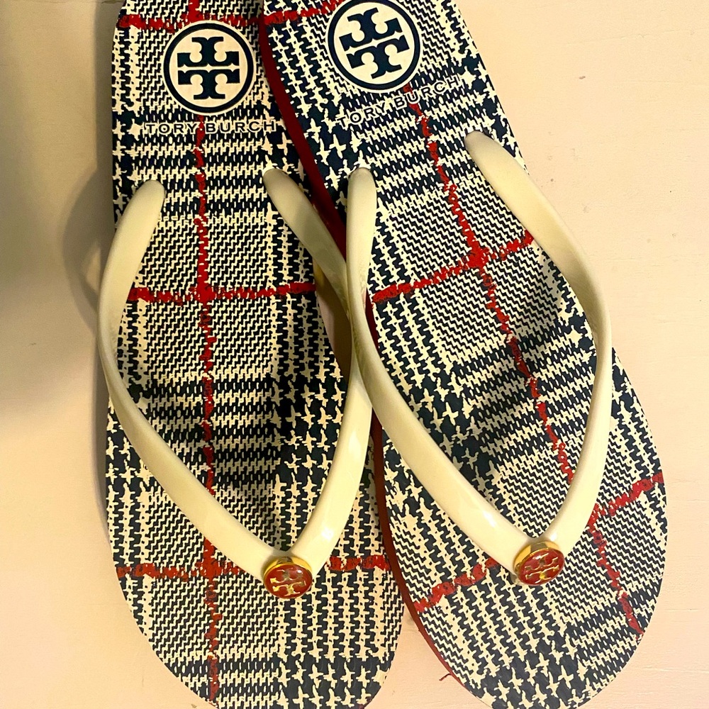 Tory Burch thong flip flops.  New